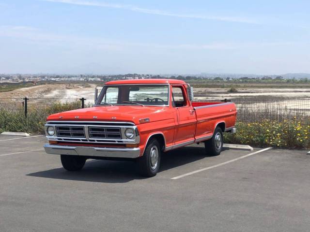 1972 ford f-250 original paint efi, wilwood, led lights, 7k miles, not f100