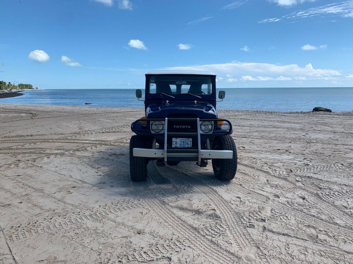 1980 toyota land cruiser: no reserve - full resto - rare diesel - clean fl title