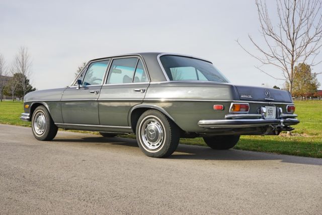 1972 mercedes benz 280se 78,732 miles grey sedan automatic