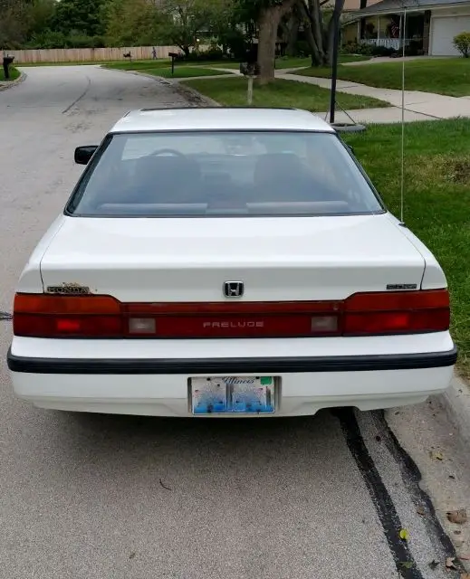 honda prelude 1989 2.0 si manual 5 speed white/black interior low miles