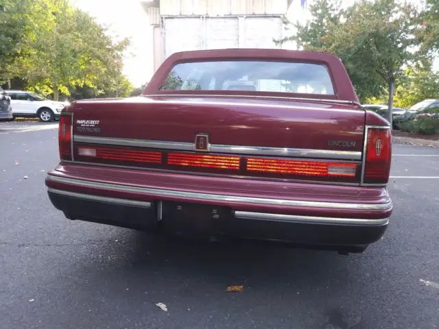 1993 lincoln town car signature series "65,000 actual miles" no reserve auction