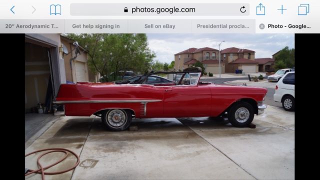 1957 cadillac deville el dorado convertible