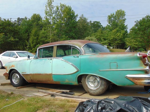 1956 ninety-eight oldsmobile 4-dr. sedan. v-8 automatic