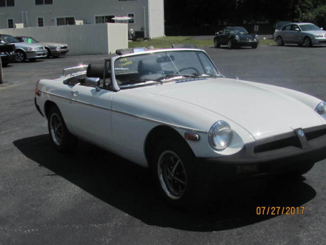 1978 mgb convertible sports car w/4 speed manual