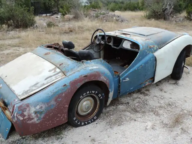 triumph tr3 rolling chasis no drive train