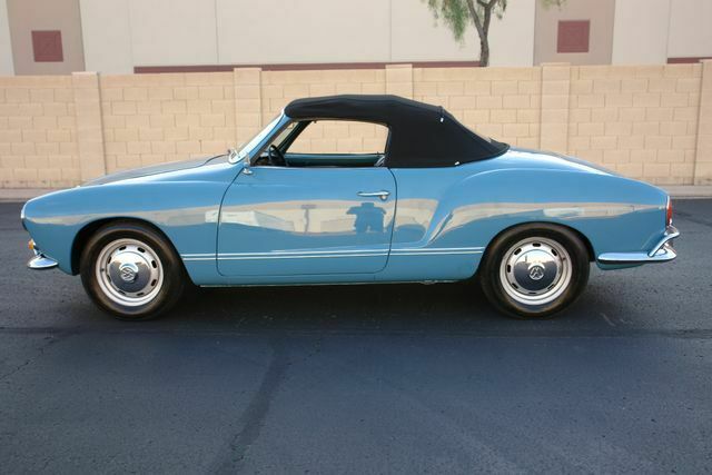 1967 volkswagen karmann ghia, blue with 1448 miles available now!