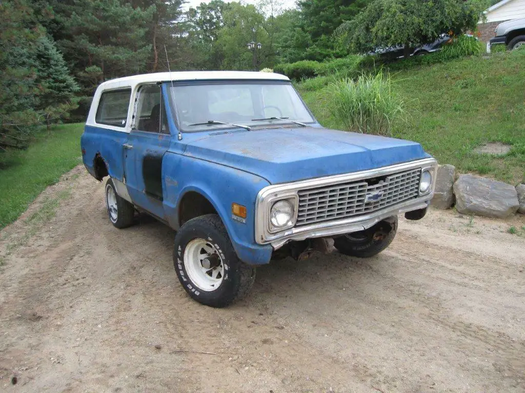 1971 chevy blazer k5 4x4 manual transmission truck suv
