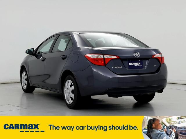 2015 toyota corolla le
