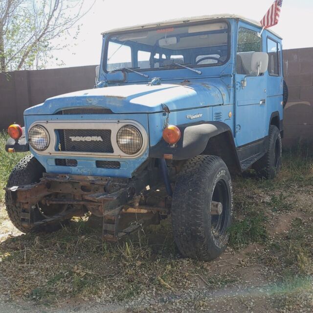 1978 toyota fj cruiser blue 4wd manual