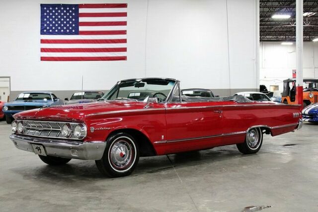 1963 mercury monterey 82890 miles red convertible 390ci v8 automatic