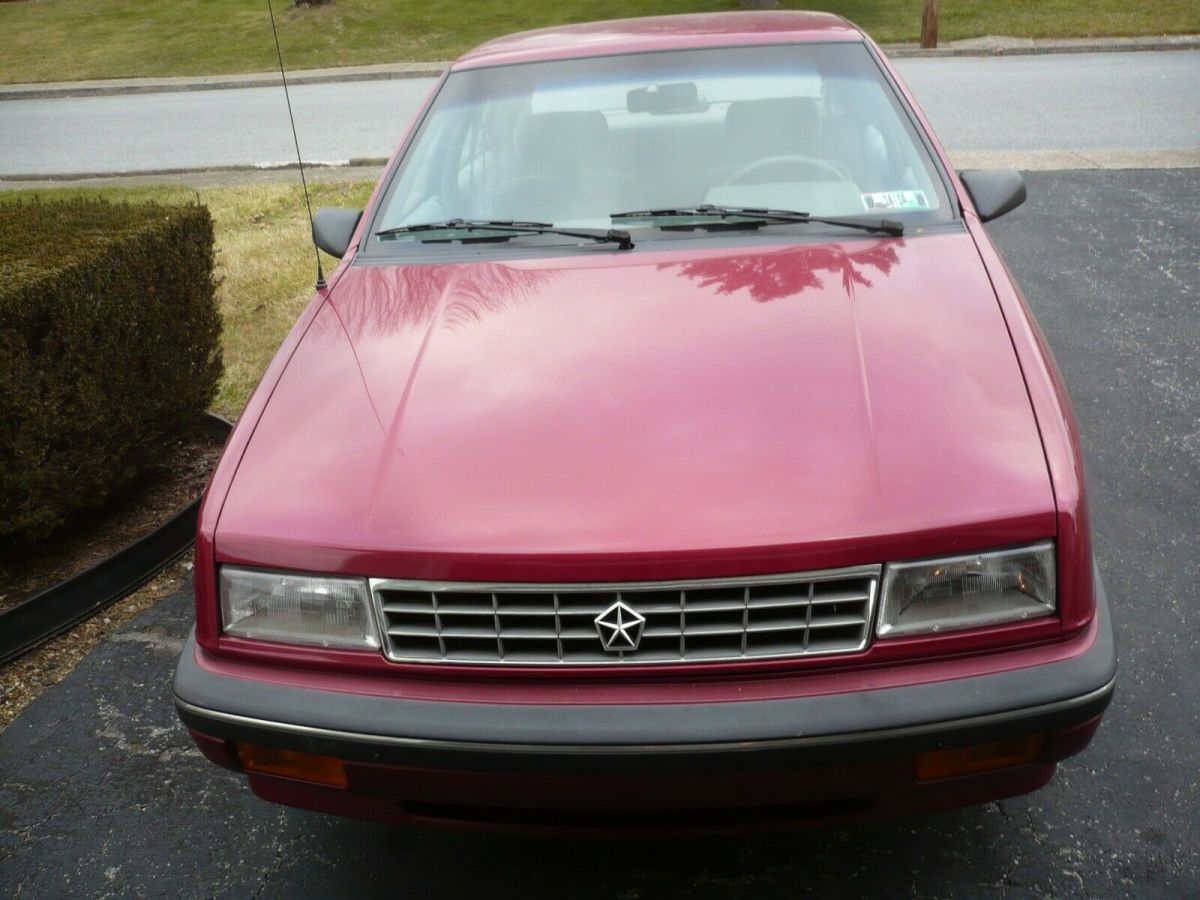 1992 plymouth sundance 22,000 mile original survivor one owner