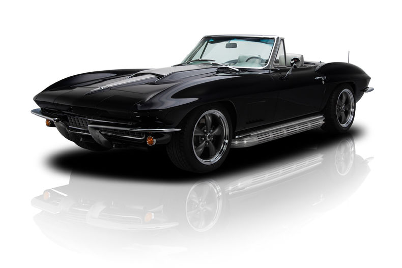 frame off built corvette roadster 350 ram jet v8 5 speed leather a/c