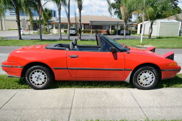 1991 mercury capri base convertible 2-door estate sale great condition