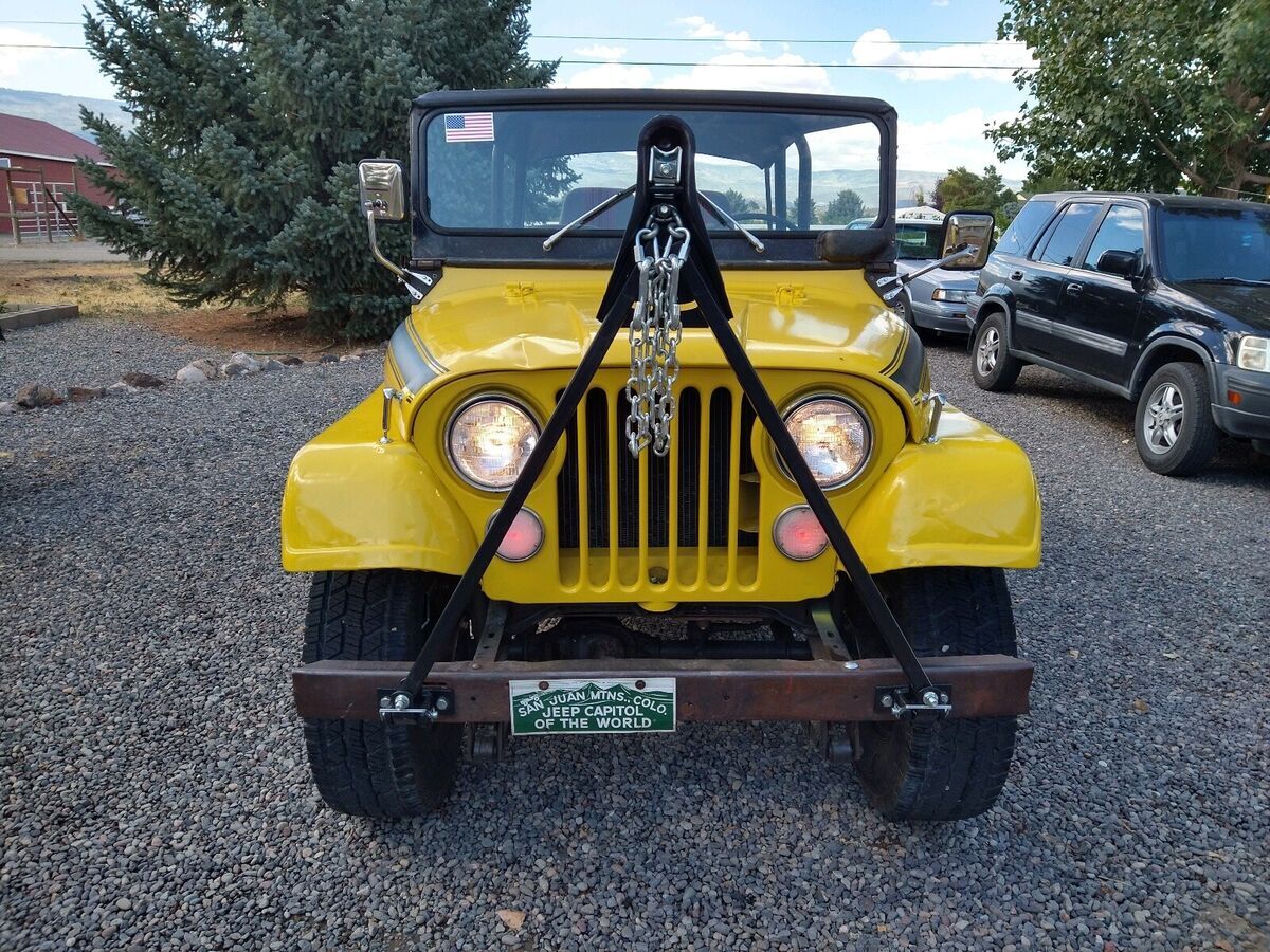 1971 jeep cj-5 renegade ii suv yellow 4wd manual base