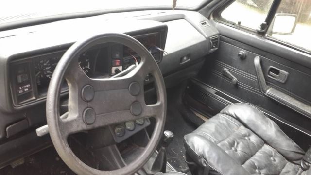 1984 silver rabbit karmann volkswagen convertible