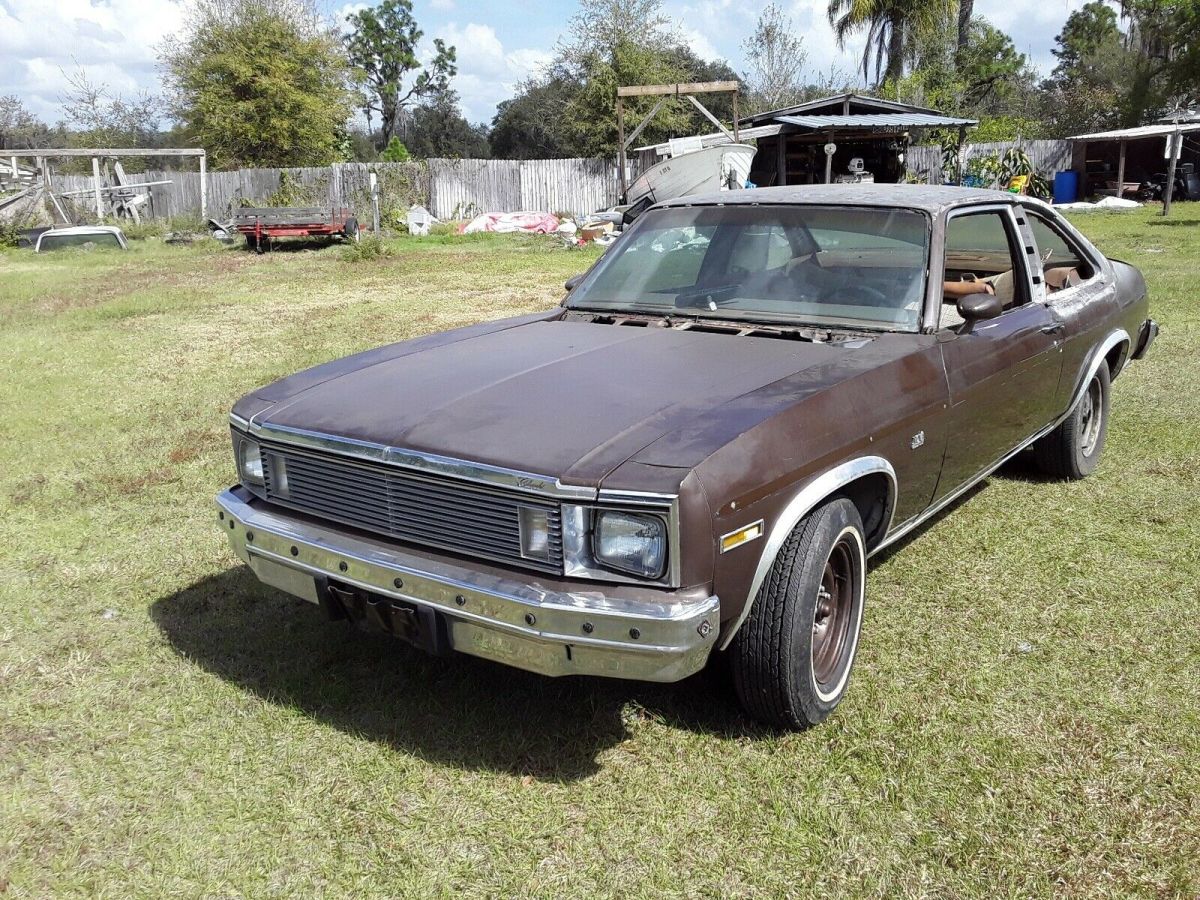 1979 chevrolet nova brown rwd automatic