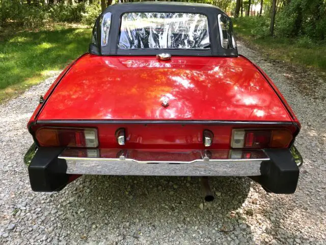 1975 triumph spitfire convertible red rwd manual 2 door