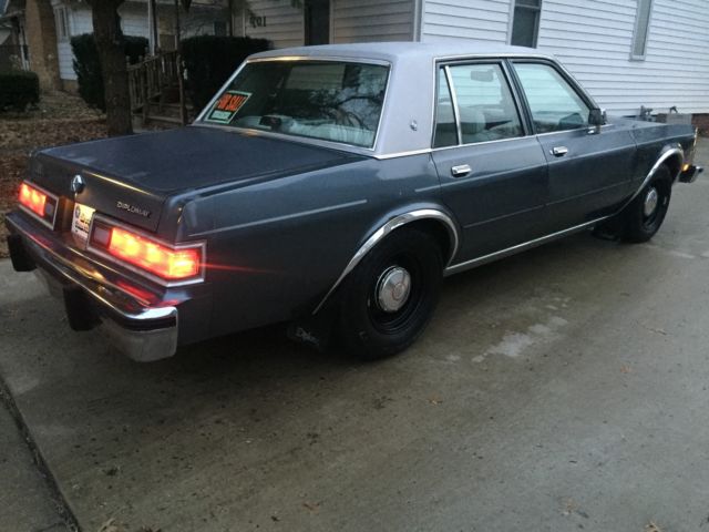 1986 dodge diplomat se! 90% rust free!! cop police car wheels!!! super nice!! lr
