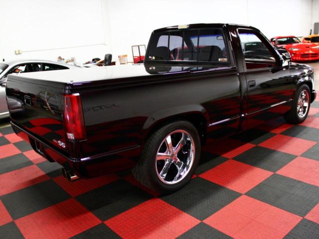 c/k 1500 ss 454 pick up truck - black/ red - 37k miles!! american racing wheels!