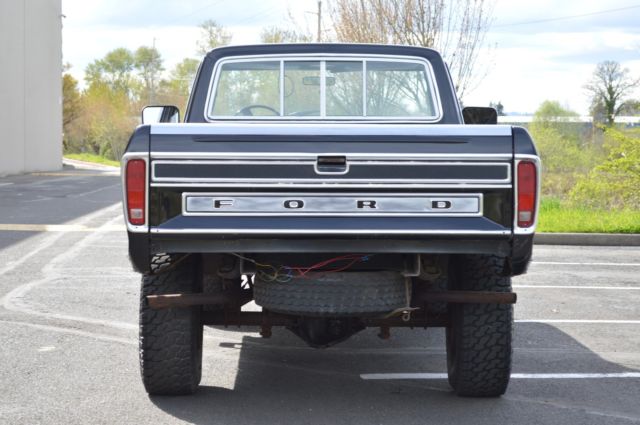 1976 ford ranger xlt highboy f250 4x4 single cab 4-speed manual 119,757 miles!!!