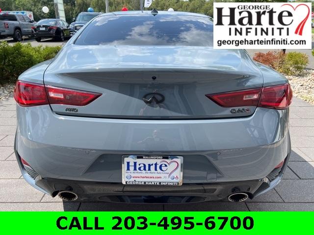 2021 infiniti q60 3.0t red sport 400