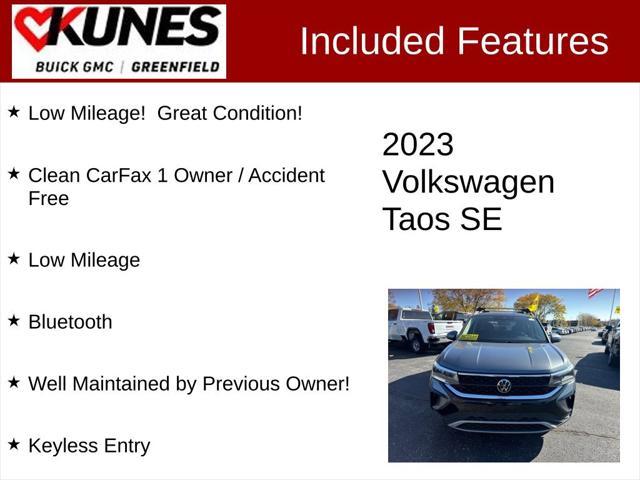 2023 volkswagen taos 1.5t se