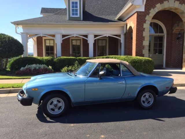 refurbished 1981 fiat spider