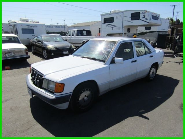 1991 mercedes-benz 4 dr used 2.6l i6 12v automatic no reserve