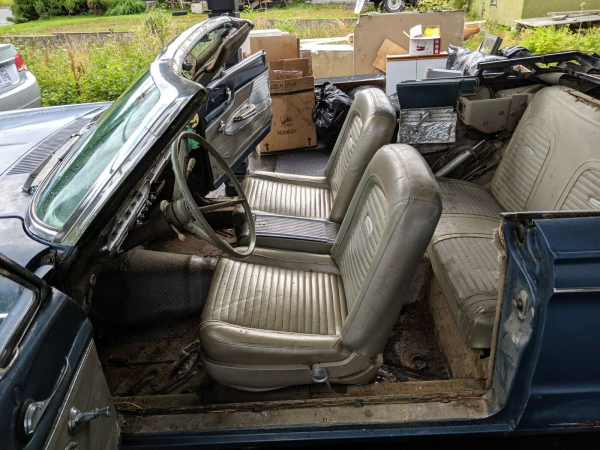 1963 mercury comet s-22 convertible (project) 260 v8 real deal