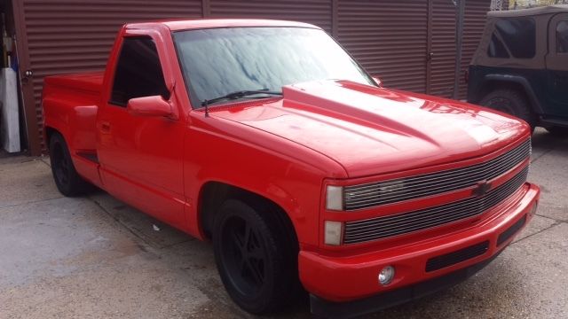 chevy pick up truck ls1 engine swap, lowered, leather interior, remote start