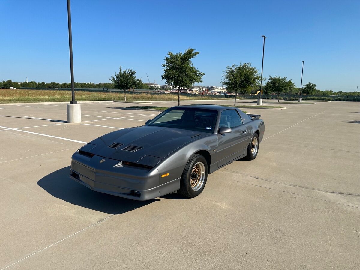 1988 pontiac firebird coupe grey rwd manual trans am