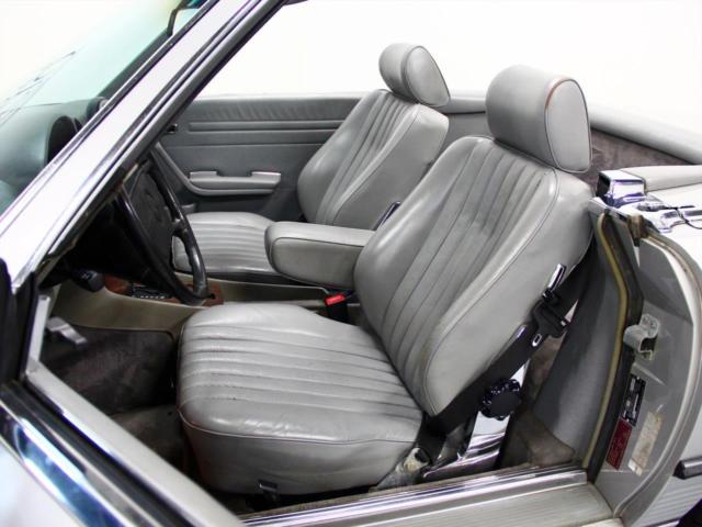 86 560sl - silver / grey / navy blue top- 75k miles! lots of records!