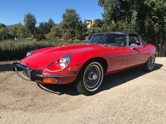 jaguar e-type v12 ots 4 speed manual 1973 lhd 1 owner