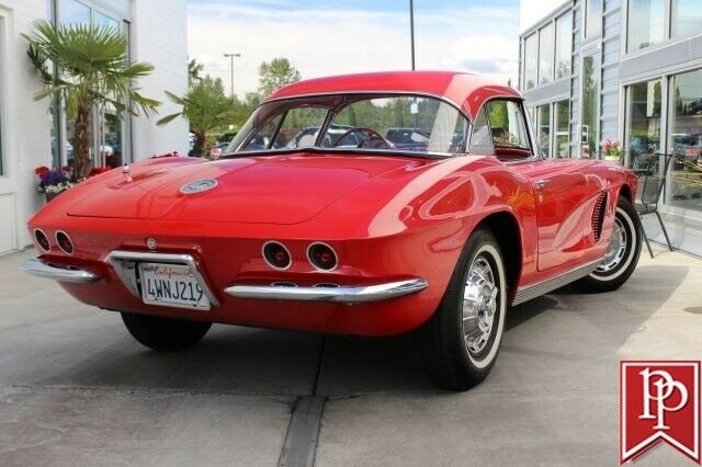 1962 chevrolet corvette 1079 miles roman red