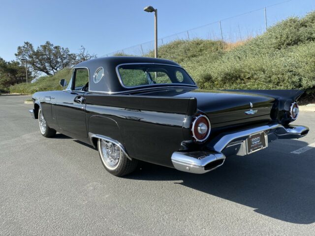 1957 ford thunderbird 3964 miles black w/removable hardtop automatic
