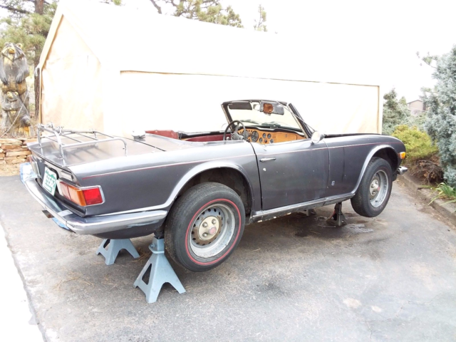 triumph tr6 overdrive- winter project