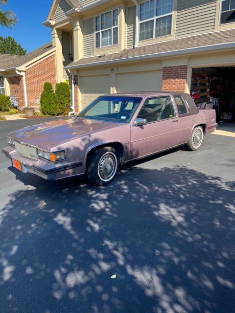 1985 cadillac deville coupe purple fwd automatic clean title