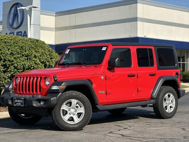 2018 jeep wrangler unlimited sport