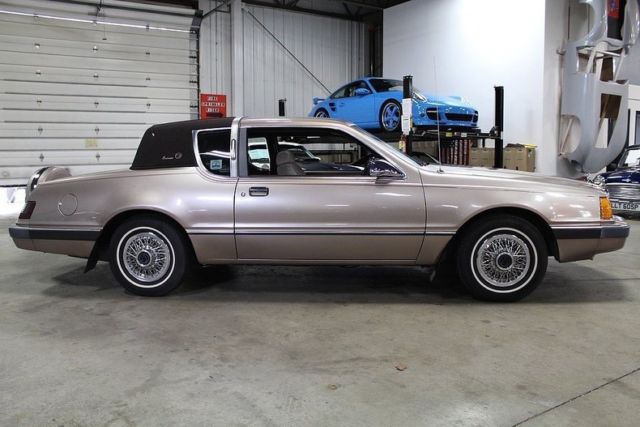 1986 mercury cougar 27835 miles tan coupe 3.8 liter v6 automatic