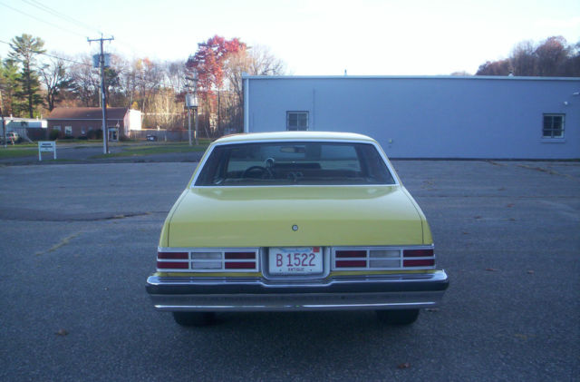 1980 chevrolet malibu base coupe 2-door 5.7l