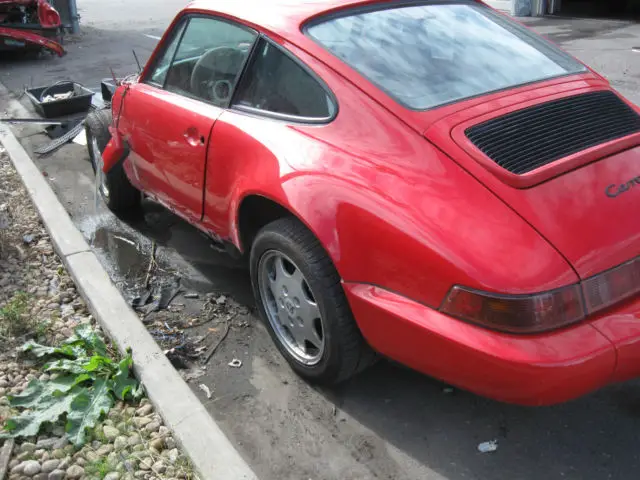 1989 porsche 911 carrera 4 coupe - rolling tub
