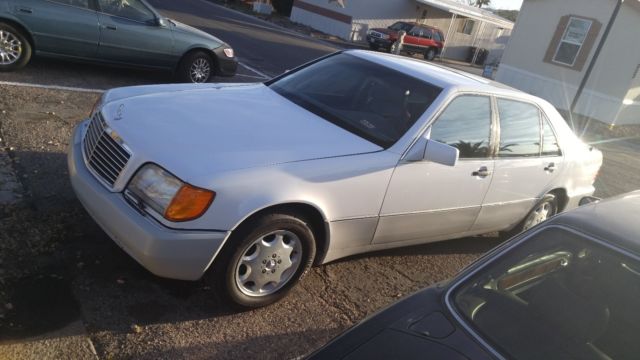 1992 500 sel mercedez benz white