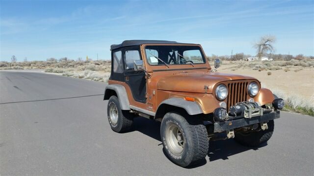1978 jeep cj5 360 v8 4x4 4 speed holley fuel injection headers no reserve!!