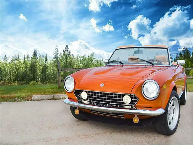 1985 electric drive (new) fiat spider choose int/ext color single motor 5 sp