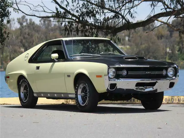 1970 amc amx go-pack 390 325hp 4 speed fully restored reserve lowered!!!