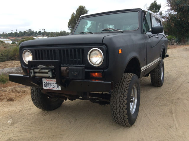 1974 international harvester scout ii no reserve