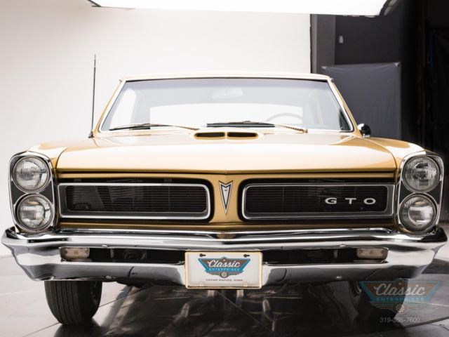 1965 pontiac gto tri-power tiger gold special order 389 v8 tri-power 4 speed man