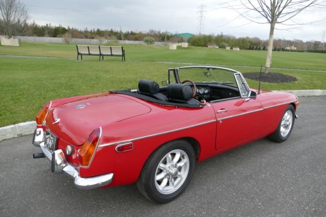 1972 mgb convertible with 10831 miles