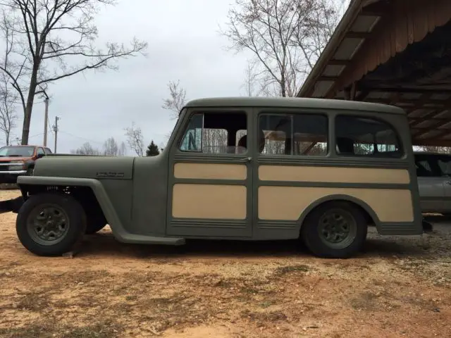 1948 willys jeep overland station wagon - rare custom vehicle