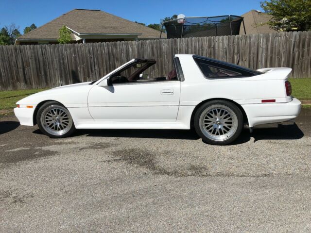 1989 toyota supra turbo white package targa top